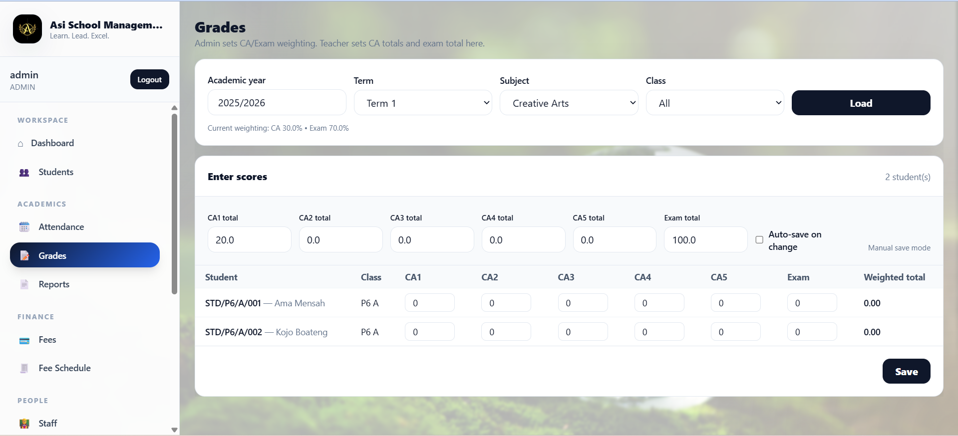 ASISMS app preview 4